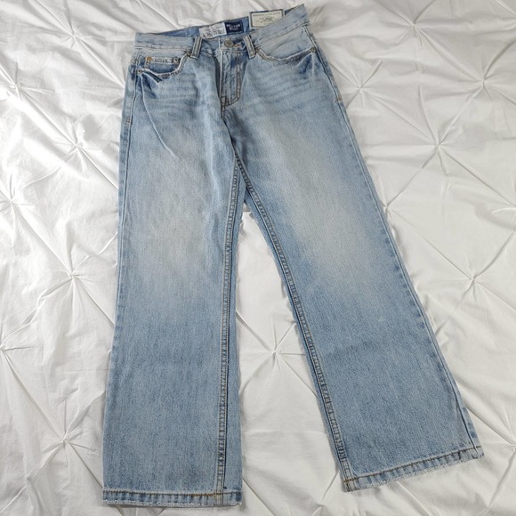 Aeropostale Jeans NOS Y2K Denim Mens 27/28 Distressed Benton Bootcut Light - Picture 15 of 15